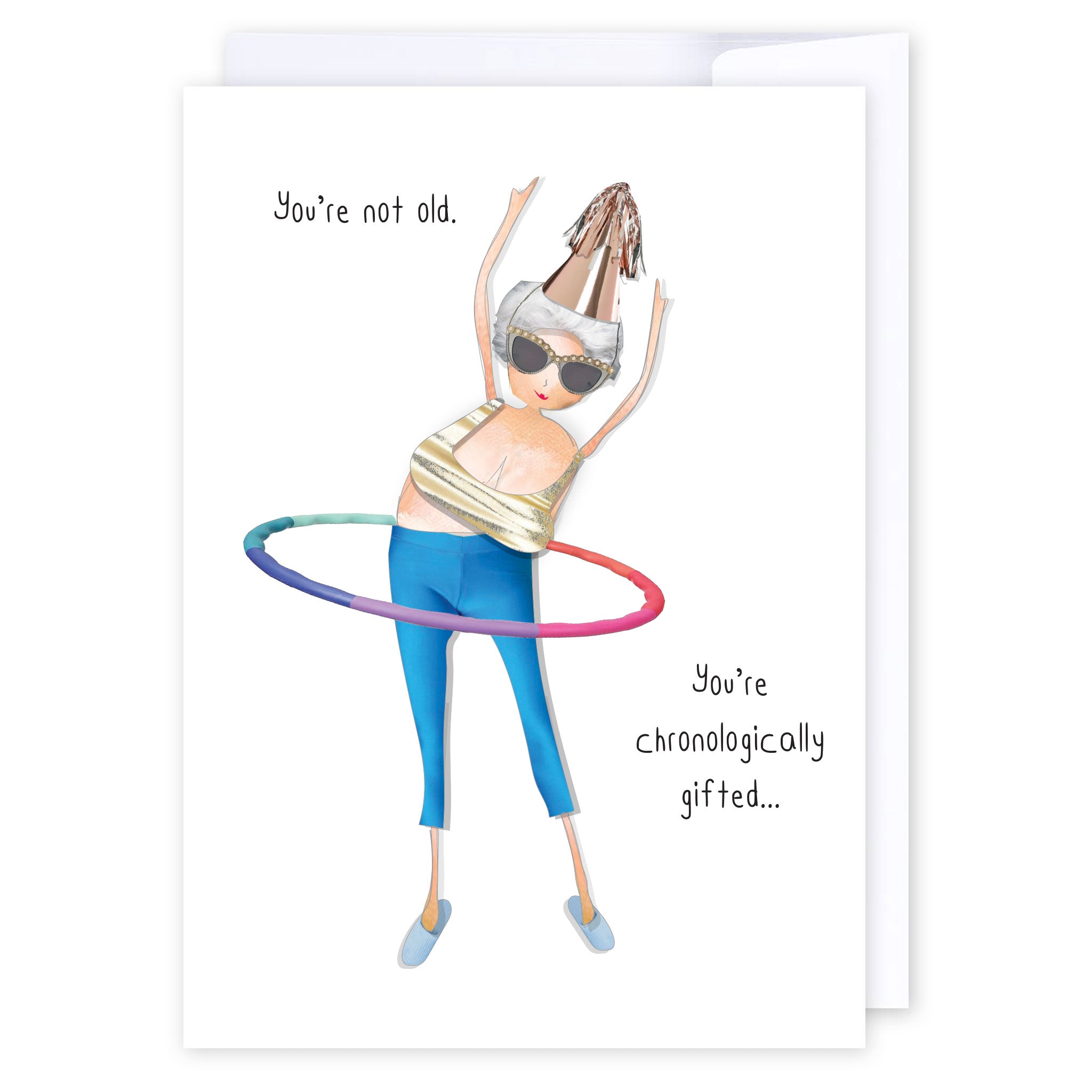 Chronologically Gifted: NZ Made Greeting Card, Birthday, For Her, Fun by iCandy Publishing