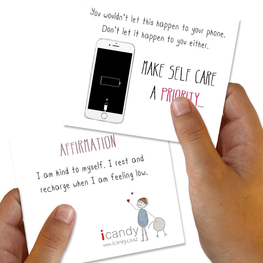 Positivity Pack - Top Tips For Teens: NZ Made Greeting Card, , , by iCandy Publishing