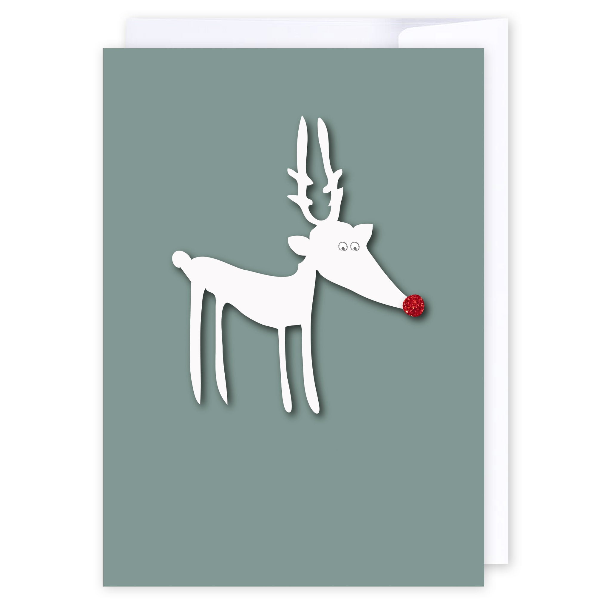 Rudolph: NZ Made Greeting Card, Christmas, , by iCandy Publishing