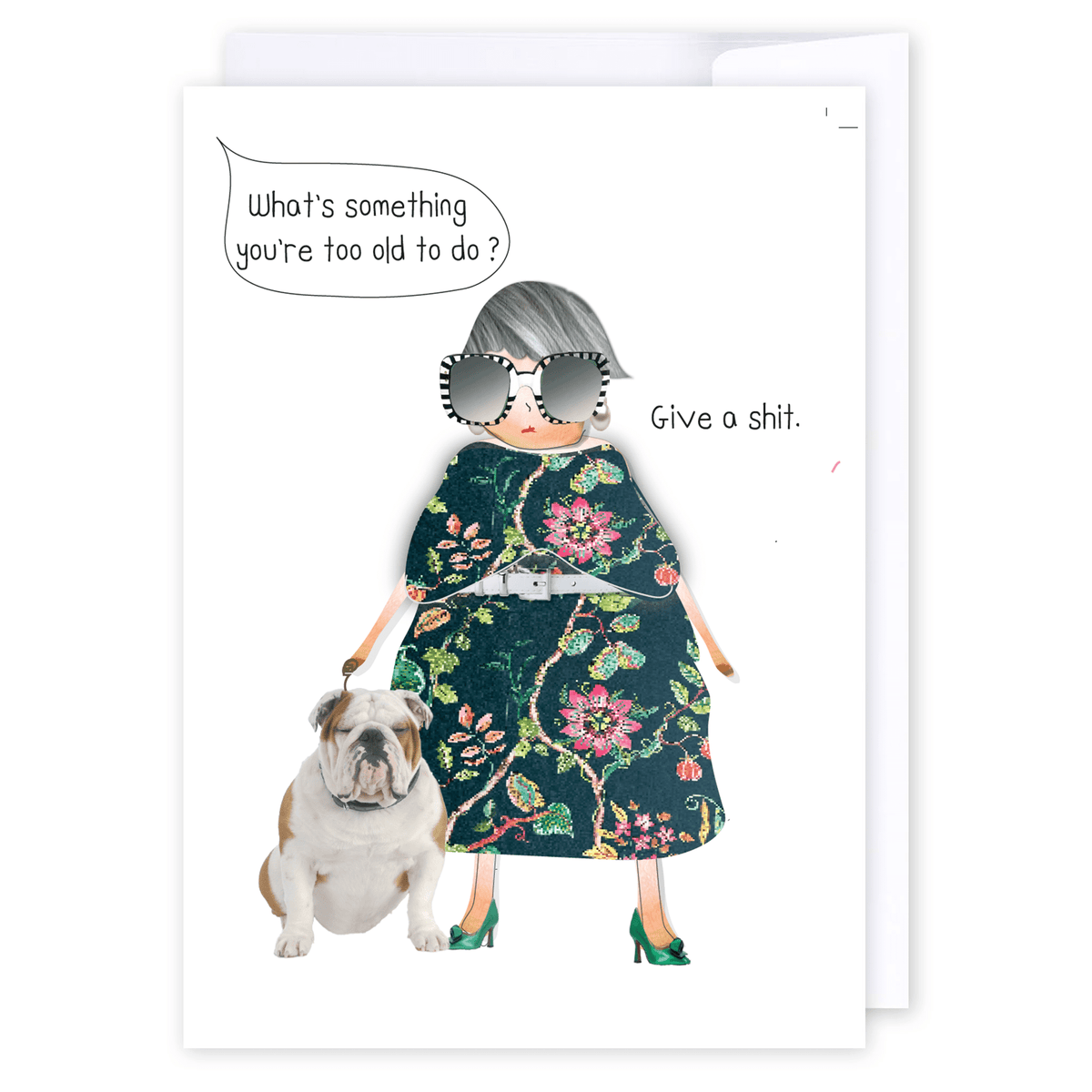 What's something you're too old to do?: NZ Made Greeting Card, Encouragement, For Her, Friendship by iCandy Publishing