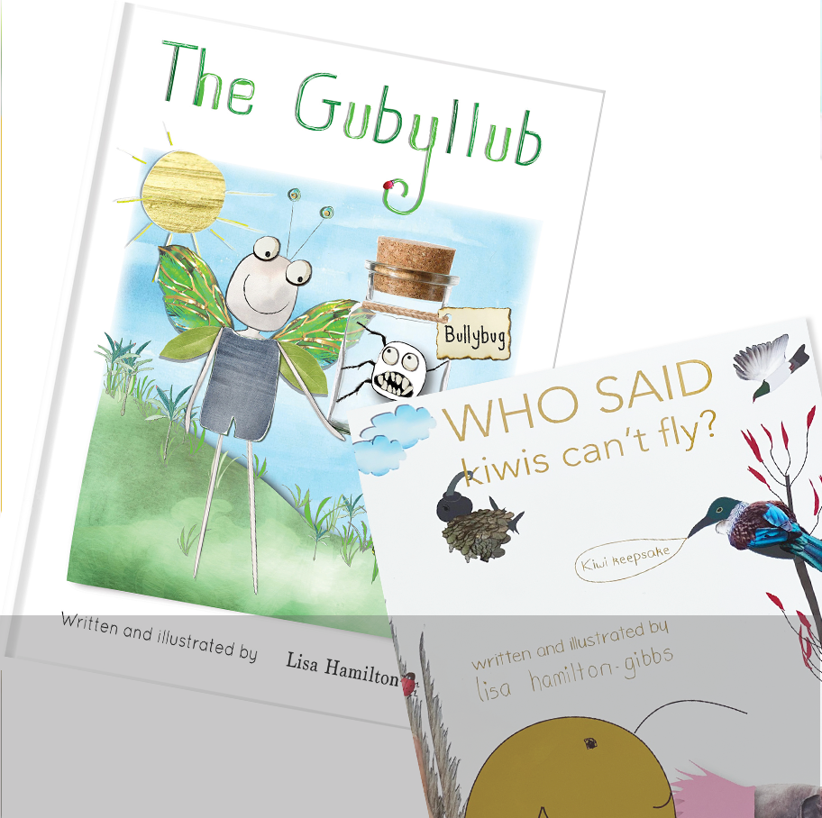 picture of icandy publishing books the Gubyllub and Who said Kiwis cant fly