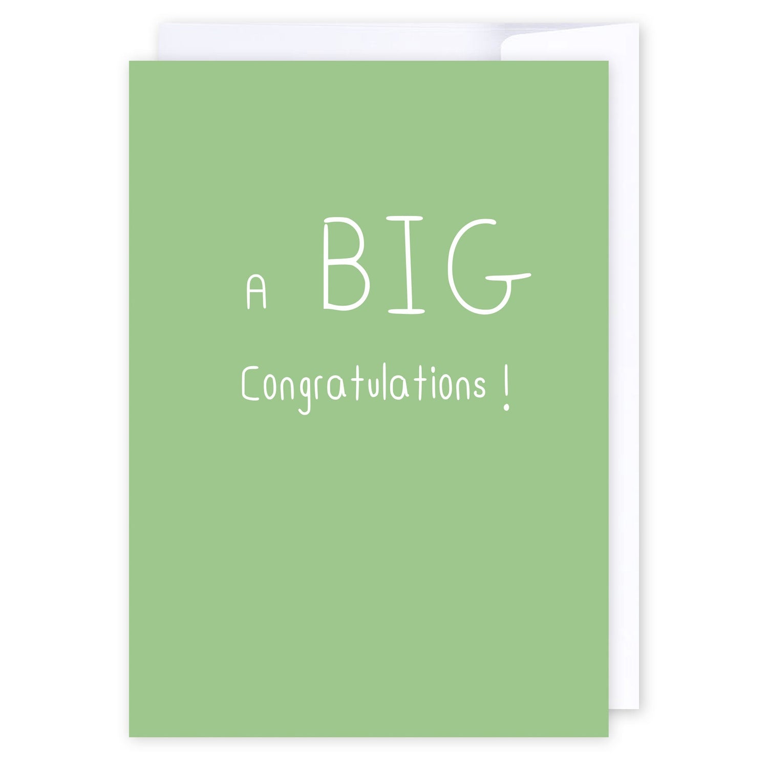 A BIG Congratulations: NZ Made Greeting Card, Congratulations, New, by iCandy Publishing