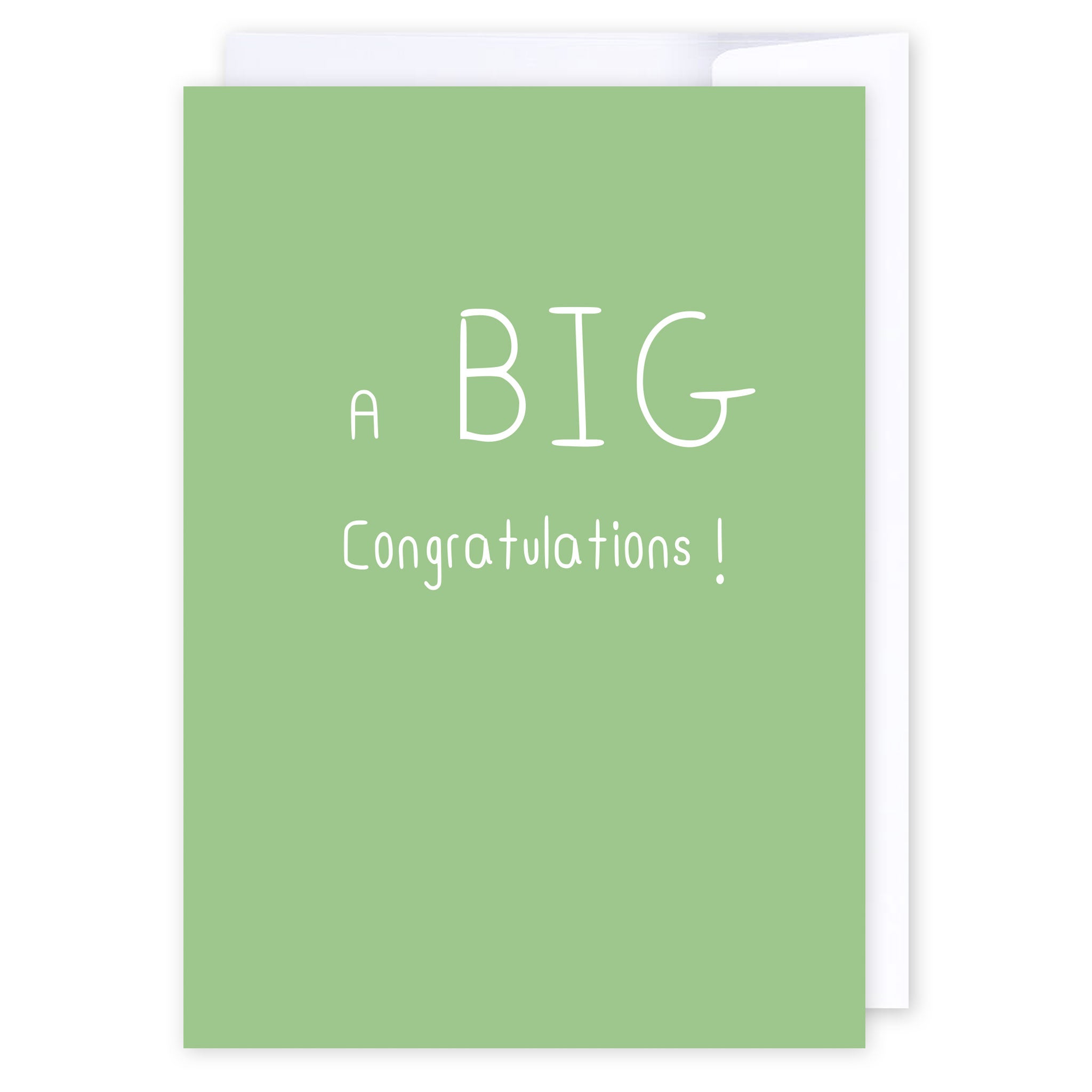 A BIG Congratulations: NZ Made Greeting Card, Congratulations, New, by iCandy Publishing