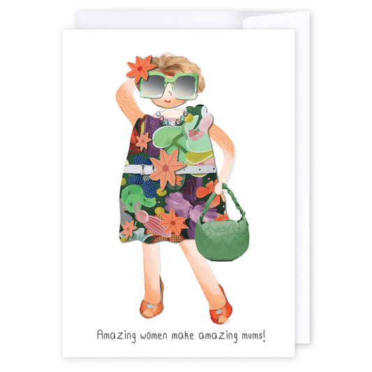 Amazing women make amazing mums: NZ Made Greeting Card, Hilda & Co., Mother's Day, Mums by iCandy Publishing