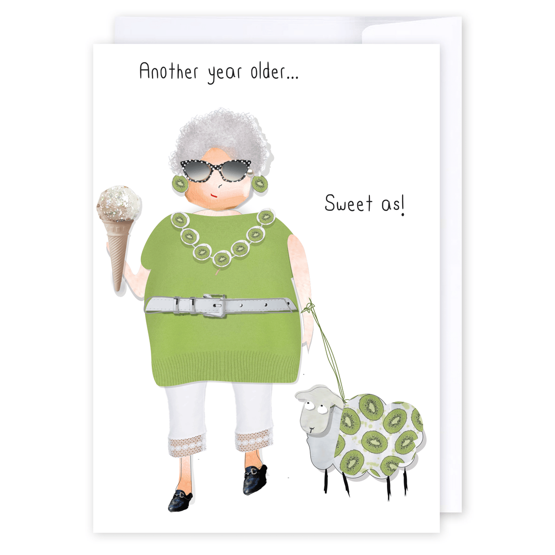 Another year older: NZ Made Greeting Card, Birthday, Hilda &amp; Co., New by iCandy Publishing