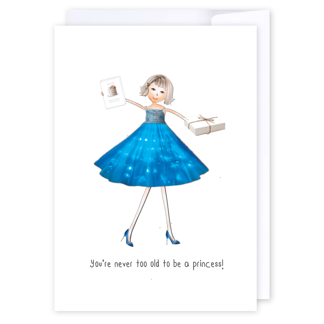 Be a princess: NZ Made Greeting Card, Best sellers, Birthday, For Her by iCandy Publishing