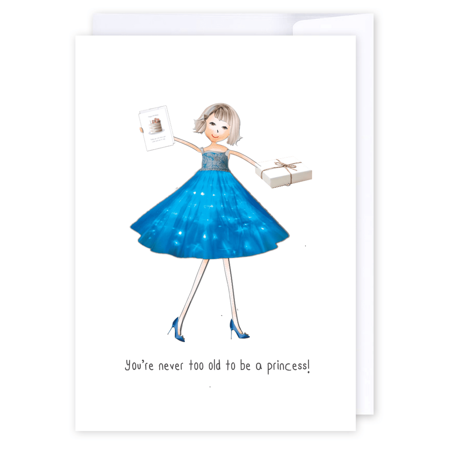 Be a princess: NZ Made Greeting Card, Best sellers, Birthday, For Her by iCandy Publishing