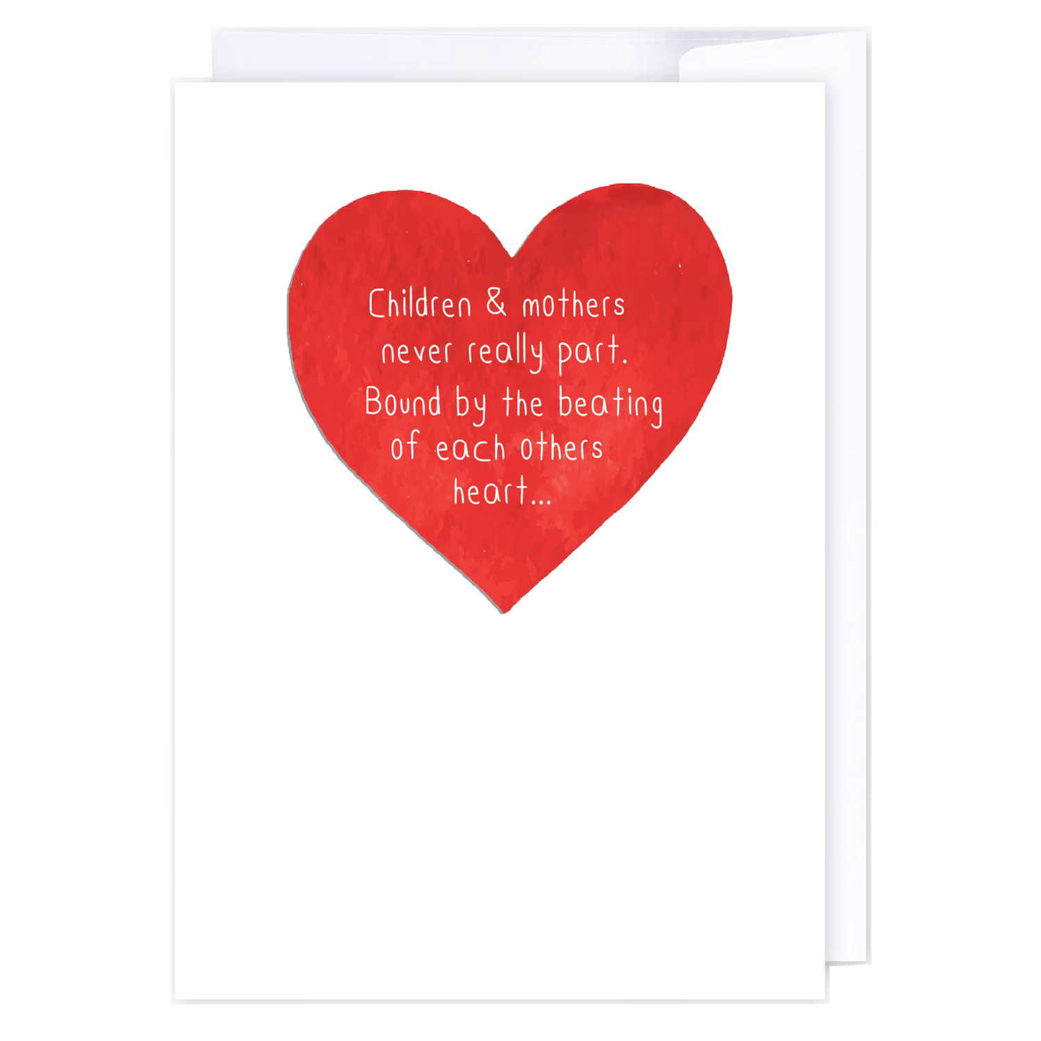 Beating heart: NZ Made Greeting Card, Mums, , by iCandy Publishing