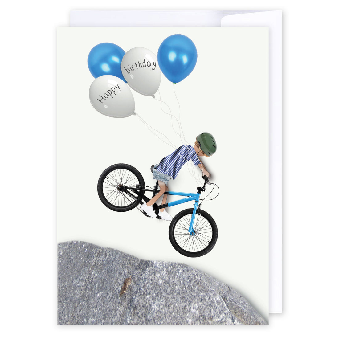 Birthday Bike: NZ Made Greeting Card, Birthday, For Kids, Lisa&