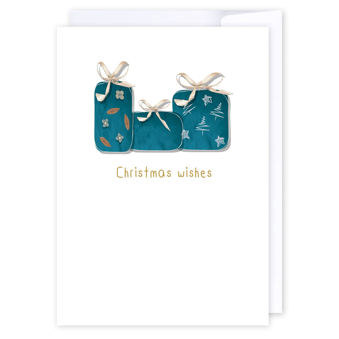 Blue Christmas Wishes: NZ Made Greeting Card, Christmas, , by iCandy Publishing
