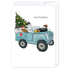Christmas Kiwiana Landie: NZ Made Greeting Card, Christmas, Jandal & Ink, New by iCandy Publishing