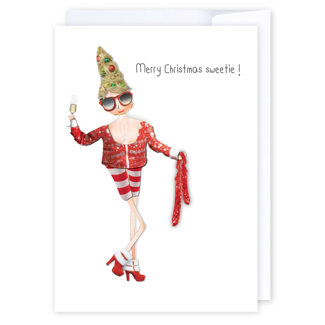 Christmas Sweetie: NZ Made Greeting Card, Christmas, , by iCandy Publishing