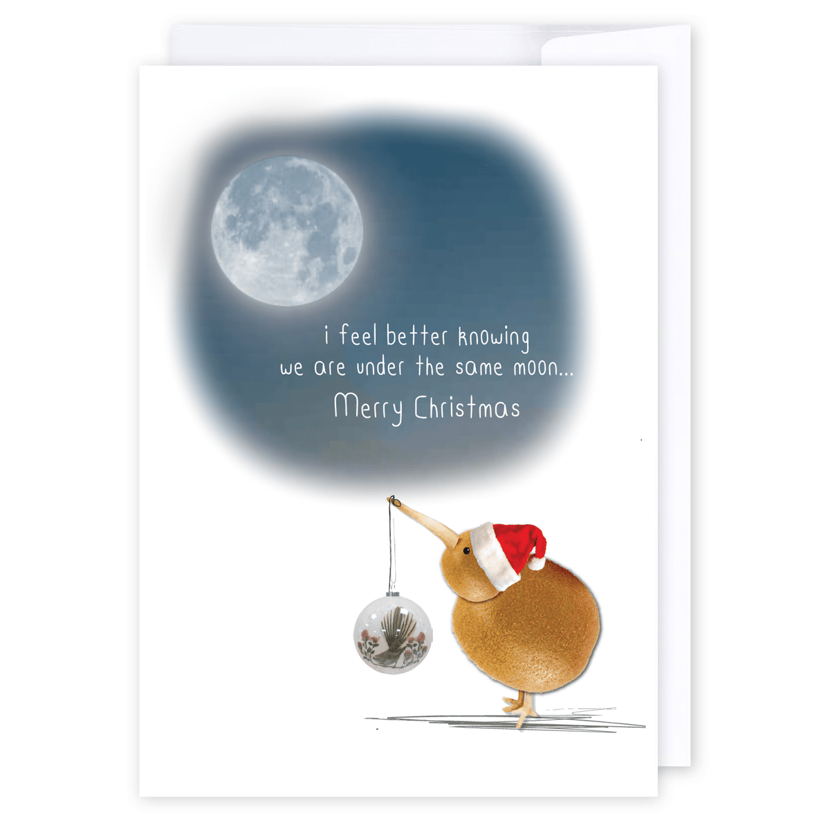 Christmas Under the Same Moon: NZ Made Greeting Card, Christmas, Jandal &amp; Ink, New by iCandy Publishing