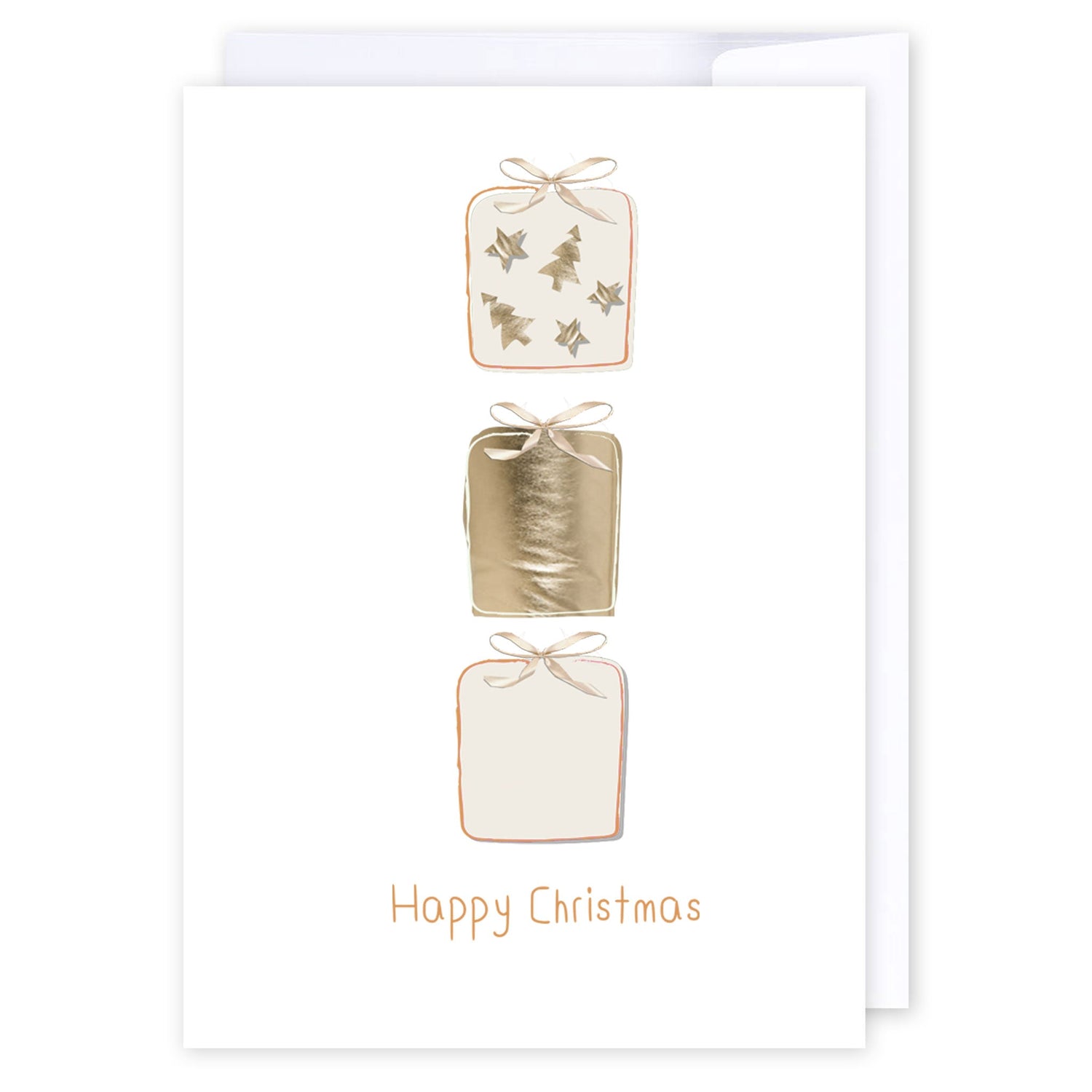Gold Christmas Gifts: NZ Made Greeting Card, Christmas, , by iCandy Publishing