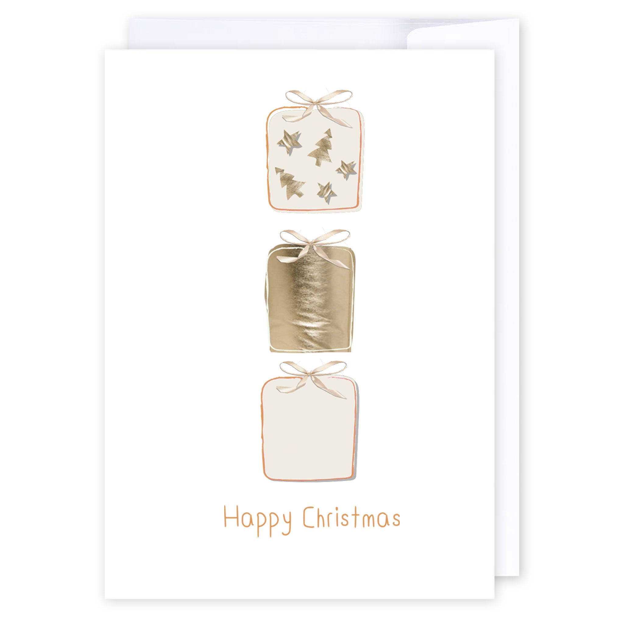 Gold Christmas Gifts: NZ Made Greeting Card, Christmas, , by iCandy Publishing