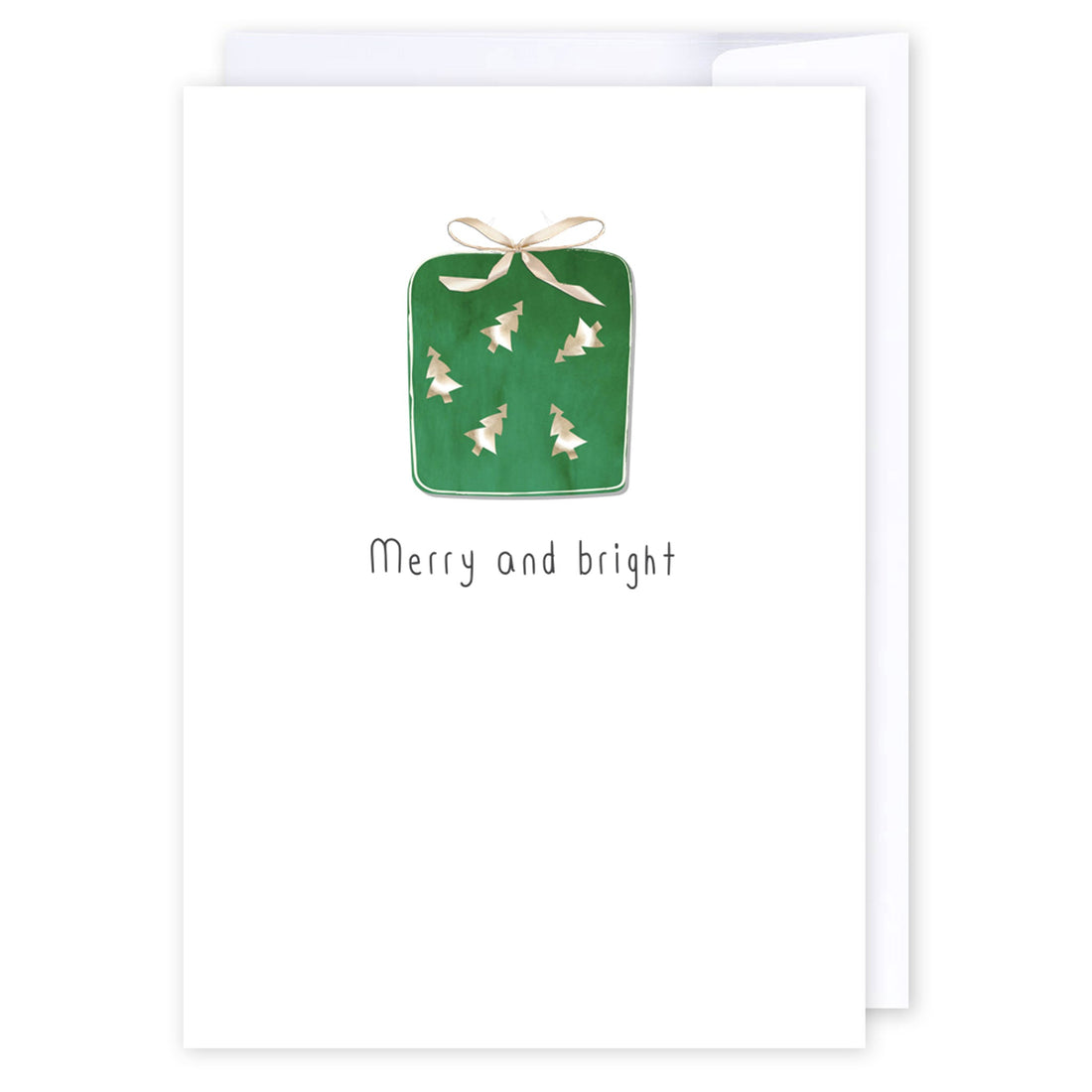 Green Christmas Gift: NZ Made Greeting Card, Christmas, , by iCandy Publishing