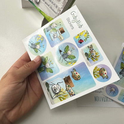 Gubyllub Stickers: NZ Made Greeting Card, , , by iCandy Publishing