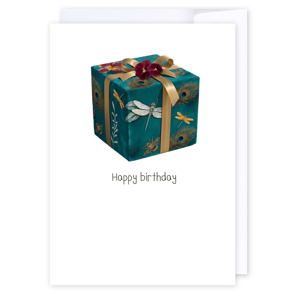 Happy birthday dragonfly present: NZ Made Greeting Card, Appreciation, Best sellers, Thank you by iCandy Publishing