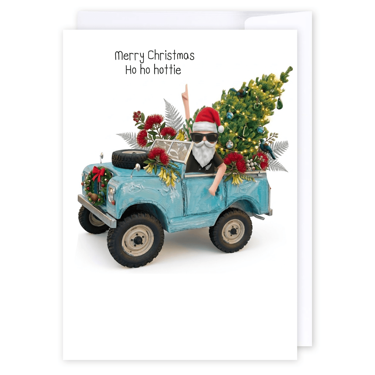 Ho Ho Hottie: NZ Made Greeting Card, Christmas, Hilda &amp; Co., New by iCandy Publishing