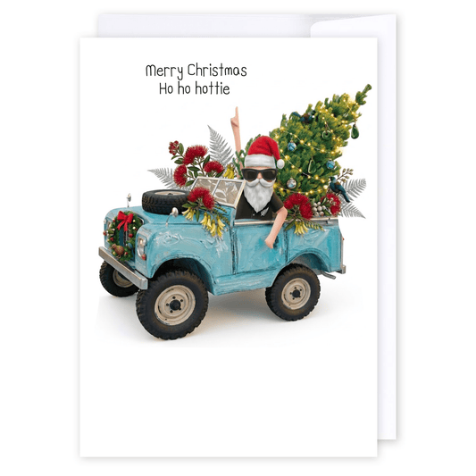 Ho Ho Hottie: NZ Made Greeting Card, Christmas, Hilda & Co., New by iCandy Publishing