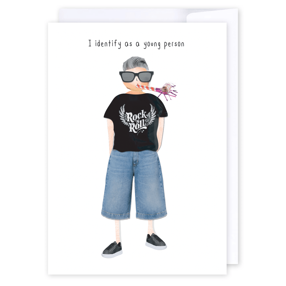 I identify as a young person: NZ Made Greeting Card, Appreciation, Hilda &amp; Co., New by iCandy Publishing