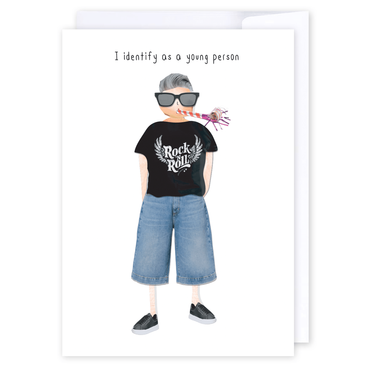 I identify as a young person: NZ Made Greeting Card, Appreciation, Hilda &amp; Co., New by iCandy Publishing