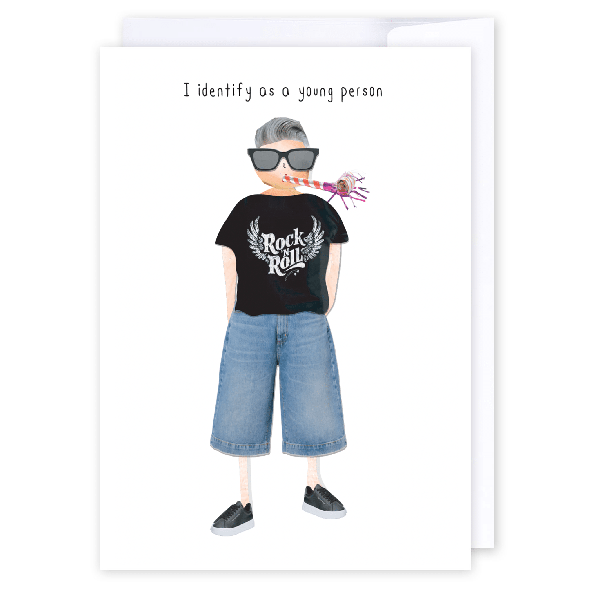 I identify as a young person: NZ Made Greeting Card, Appreciation, Hilda &amp; Co., New by iCandy Publishing