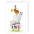 Kiwi Animal Tree: NZ Made Greeting Card, Christmas, Jandal & Ink, New by iCandy Publishing
