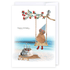 Kiwi Beach Birthday: NZ Made Greeting Card, Birthday, Jandal & Ink, Kiwiana by iCandy Publishing