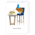 Kiwi Pavlova: NZ Made Greeting Card, Birthday, Jandal & Ink, Kiwiana by iCandy Publishing