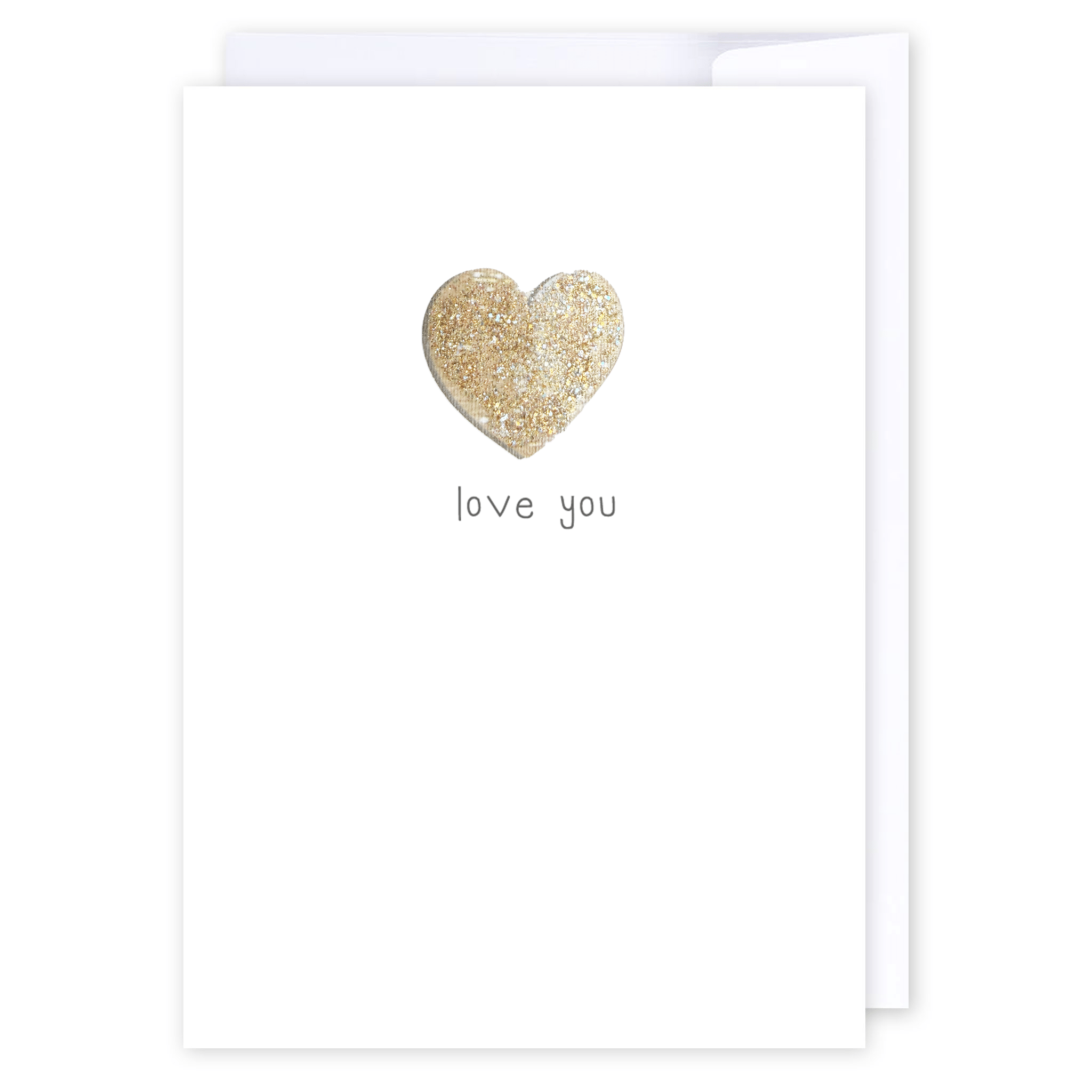 Love you heart: NZ Made Greeting Card, Anniversary, Lisa&