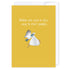Nice way to start people: NZ Made Greeting Card, Baby, Jandal & Ink, Kiwiana by iCandy Publishing