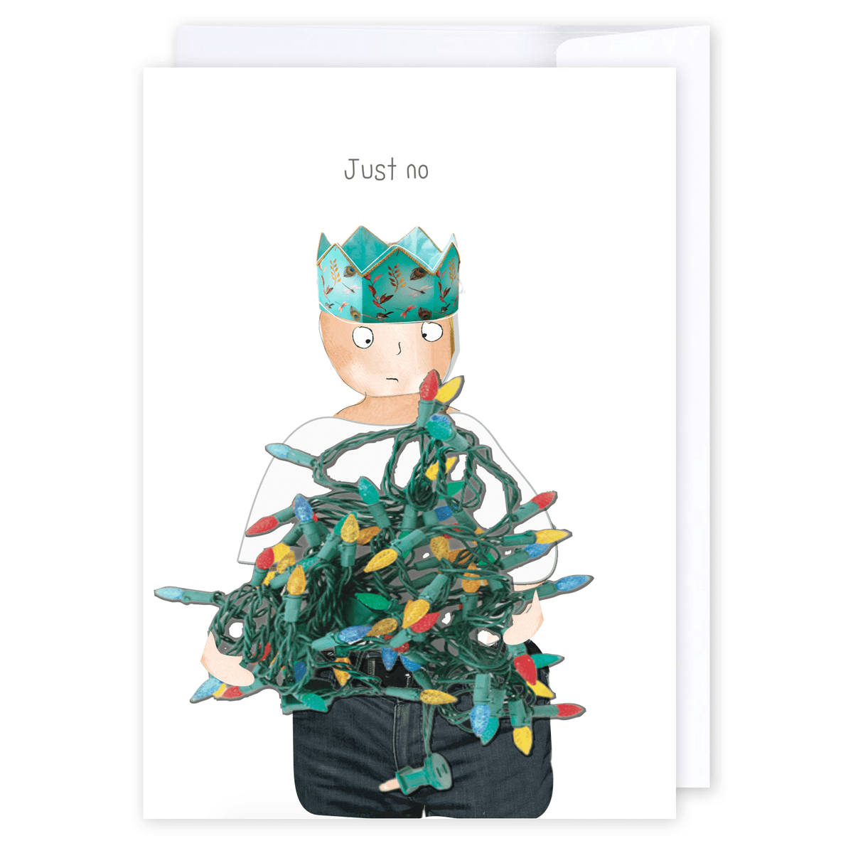 Nope: NZ Made Greeting Card, Christmas, Hilda &amp; Co., New by iCandy Publishing