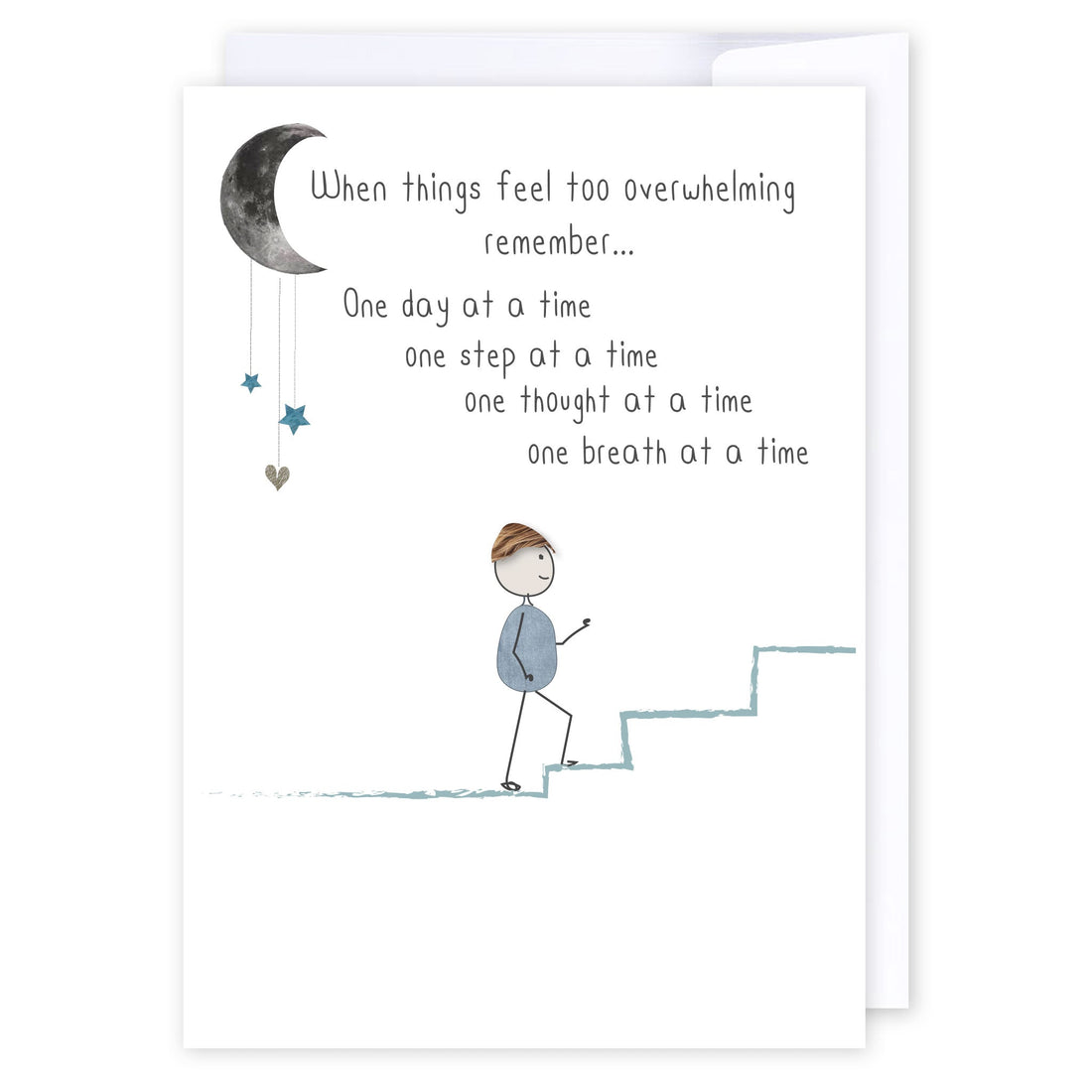 One Step At A Time: NZ Made Greeting Card, Best sellers, Encouragement, Lisa&