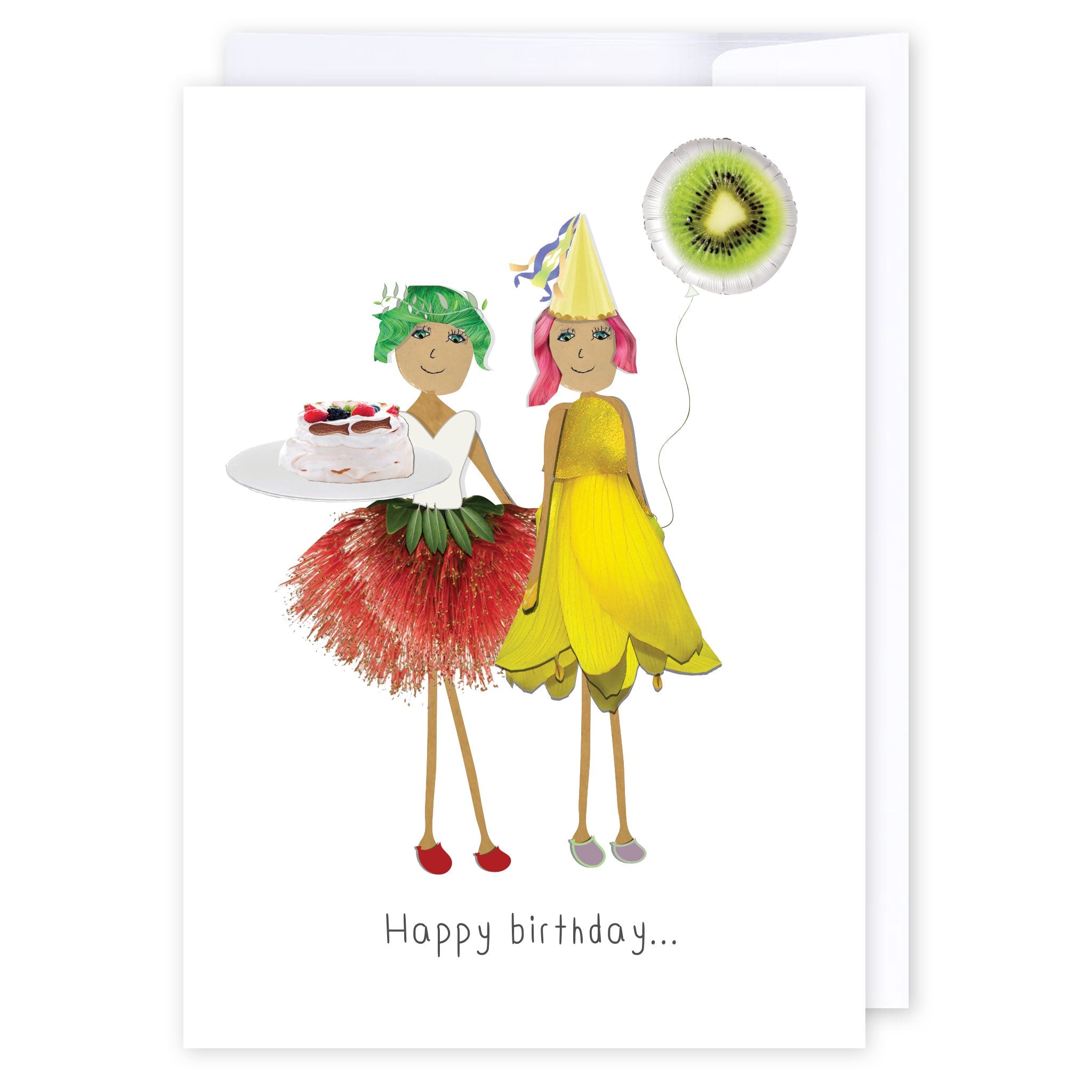 Pohutukawa &amp; kowhai: NZ Made Greeting Card, Best sellers, Birthday, For Her by iCandy Publishing