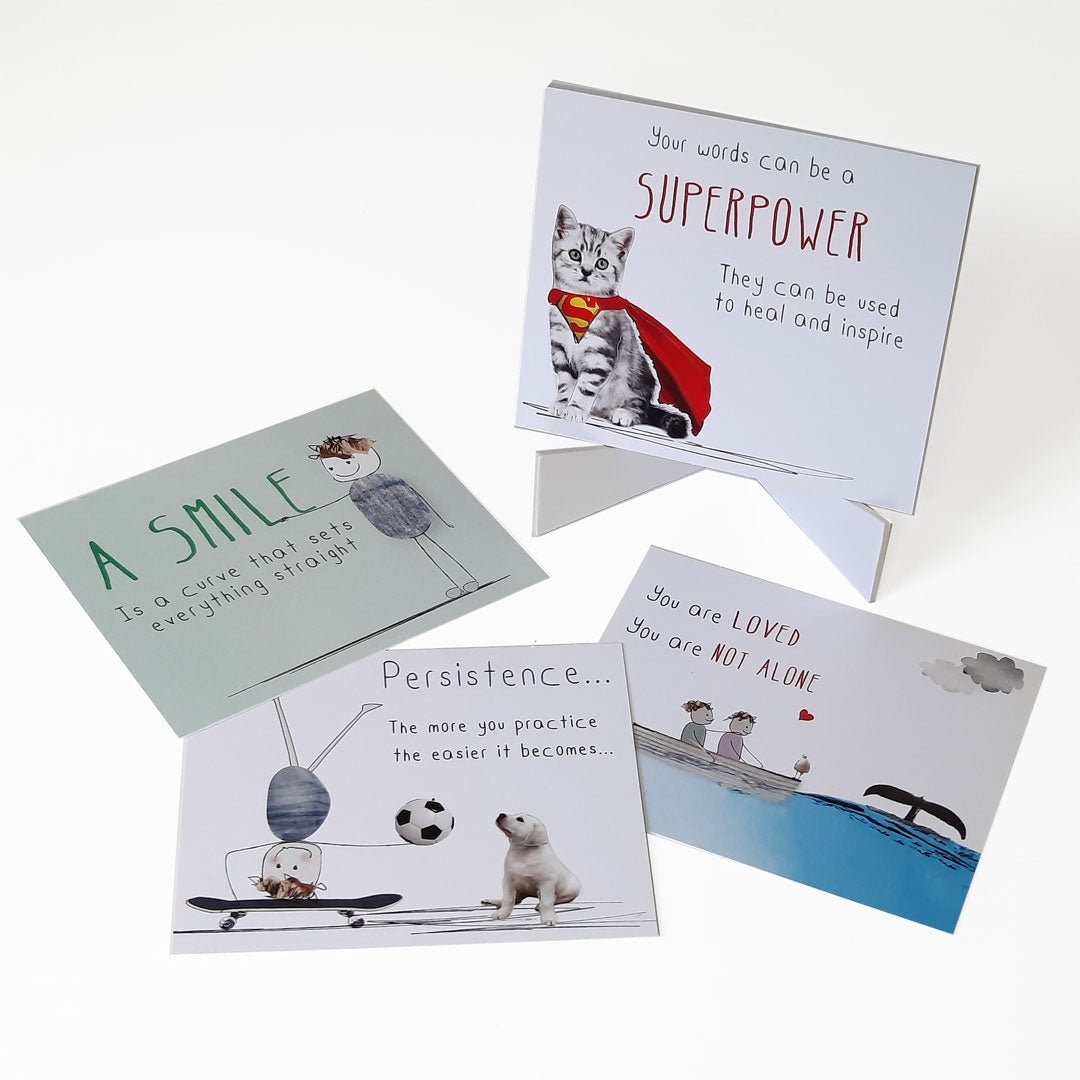 Positivity Pack - Wise Words For Young Minds: NZ Made Greeting Card, , , by iCandy Publishing