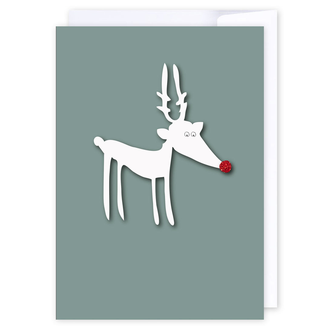 Rudolph: NZ Made Greeting Card, Christmas, , by iCandy Publishing