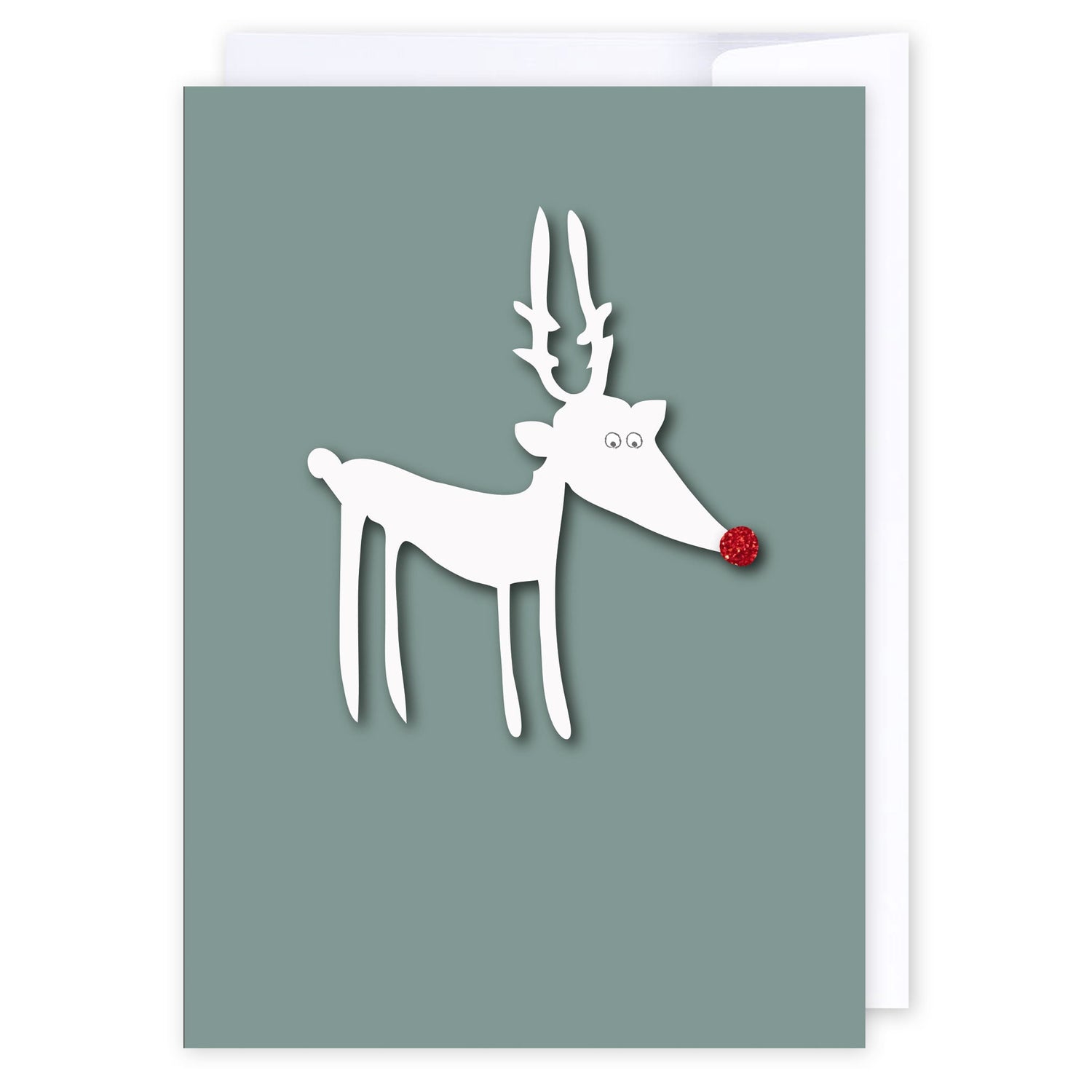 Rudolph: NZ Made Greeting Card, Christmas, , by iCandy Publishing