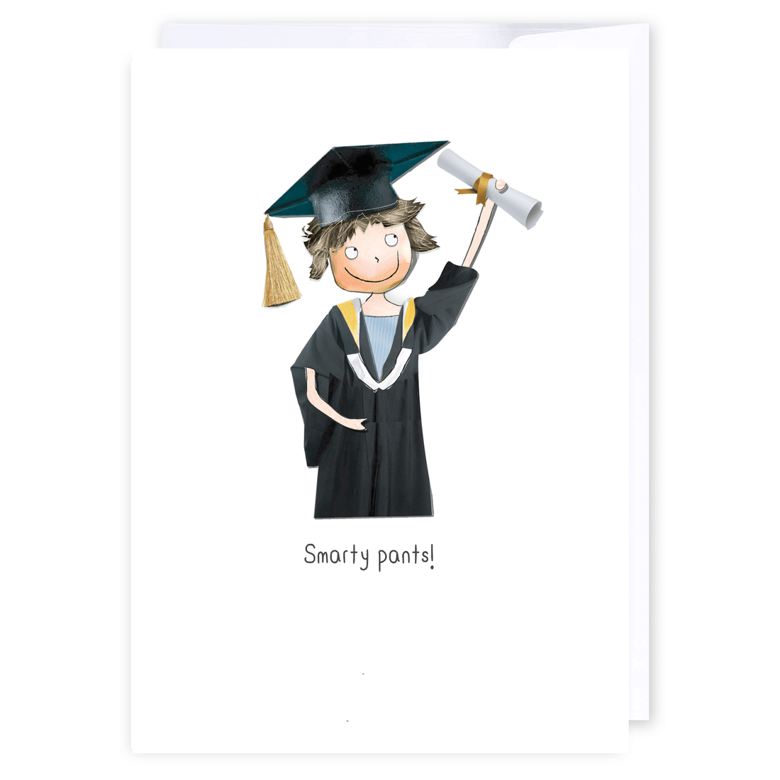 Smarty Pants: NZ Made Greeting Card, Congratulations, Graduation, Lisa&