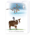 To The Moon And Back Cow: NZ Made Greeting Card, Jandal & Ink, Kiwiana, Love by iCandy Publishing