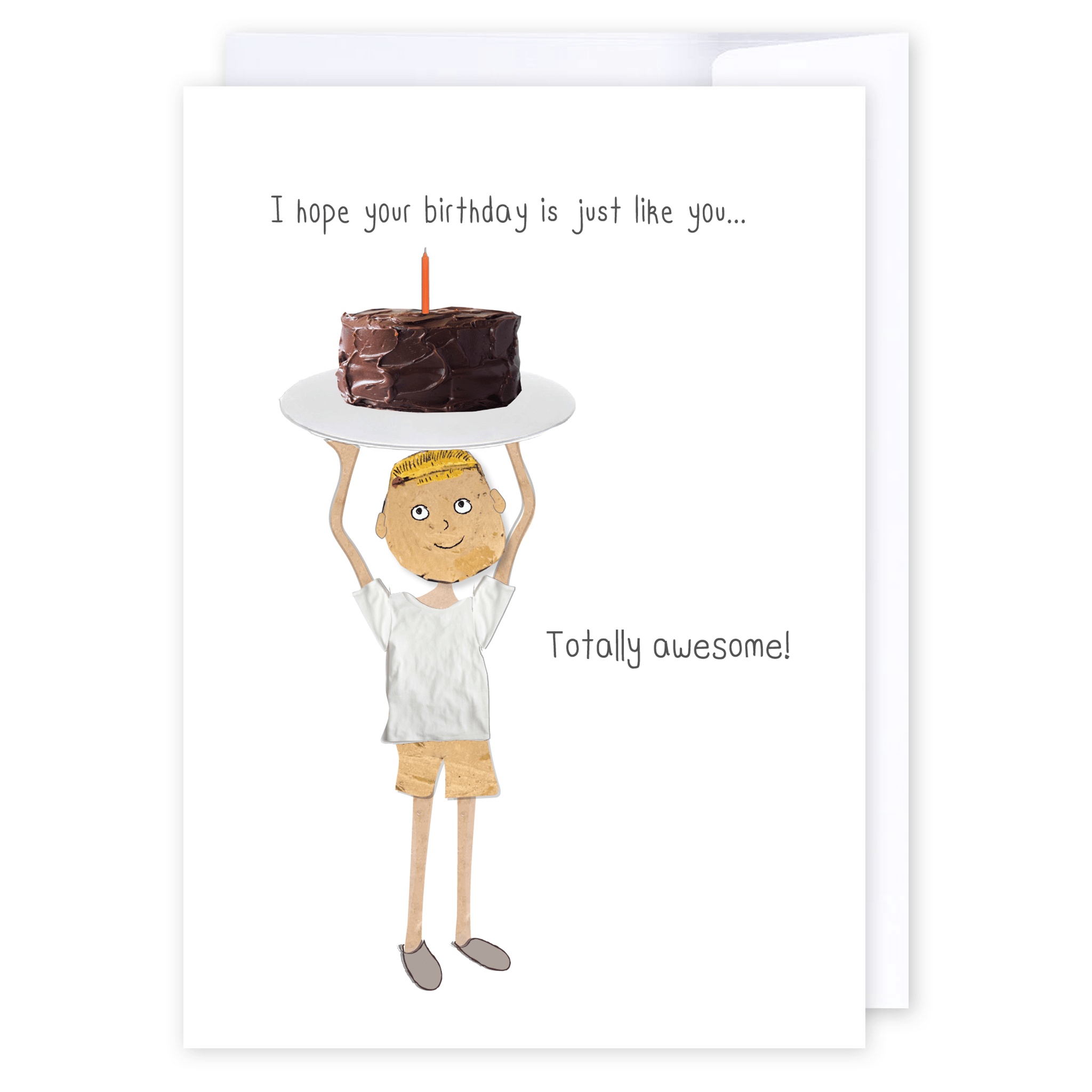Totally awesome birthday: NZ Made Greeting Card, Best sellers, Birthday, For Him by iCandy Publishing