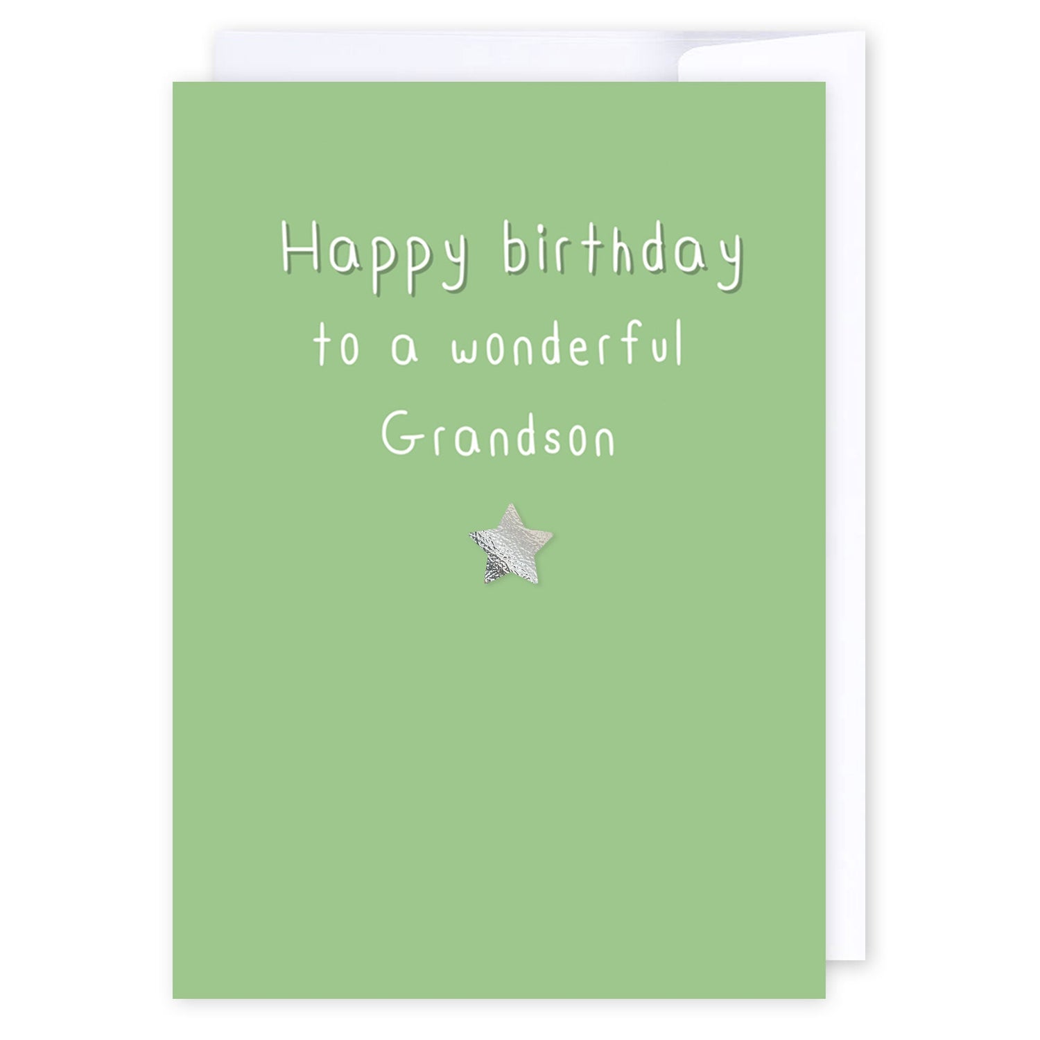 Wonderful Grandson: NZ Made Greeting Card, Birthday, Children, Lisa&